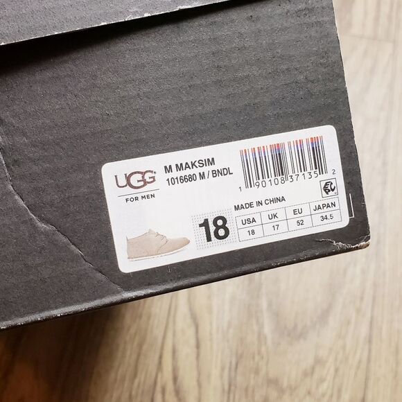 UGG Men's Maskim Suede Casual Shoe Size 18 NWT - Picture 8 of 8